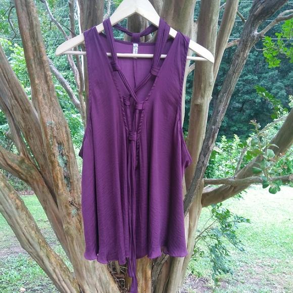 Free People Tops - Intimately Free People Lace Up Tank Top